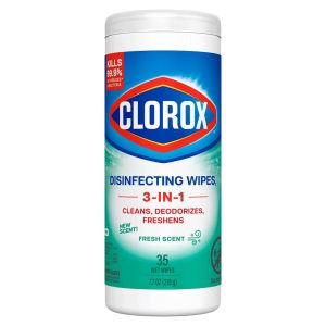 CLOROX WIPES LEMON FRESH 75CT