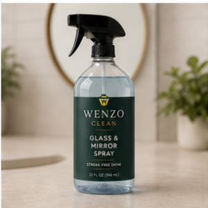 WENZO Cleaner Streak-Free Glass & Mirror 24 oz